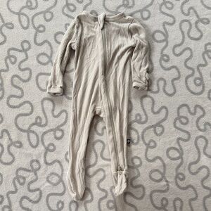 Kyte Baby Bamboo Ribbed Zipper Footie